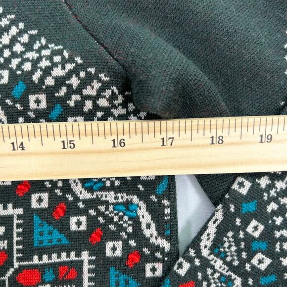 VTG Hong Kong J. Crew Women's Christmas Sweater Size Small embroidered fair isle - Picture 6 of 8